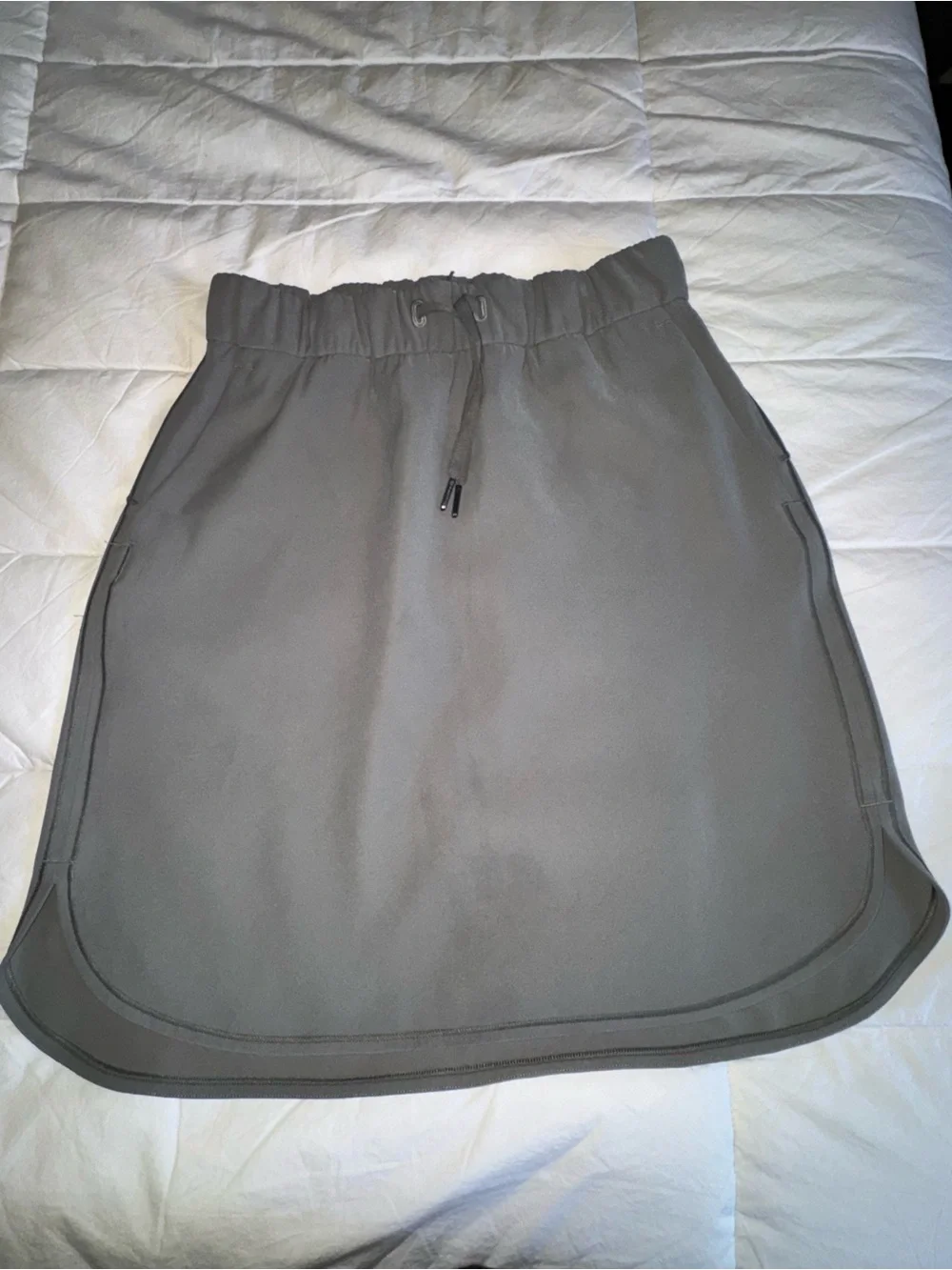 lululemon athletica Olive Drawstring Mini Skirt